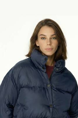 D1fference İçi Astarlı Cepli  Jel Elyaflı Su ve Rügar Geçirmez Kadın Kışlık Mont - 10