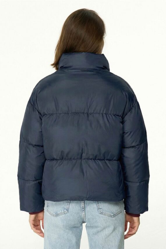 D1fference İçi Astarlı Cepli  Jel Elyaflı Su ve Rügar Geçirmez Kadın Kışlık Mont - 11