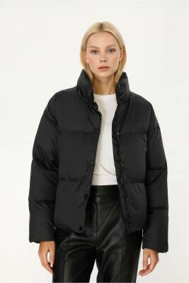 D1fference İçi Astarlı Cepli  Jel Elyaflı Su ve Rügar Geçirmez Kadın Kışlık Mont - 13