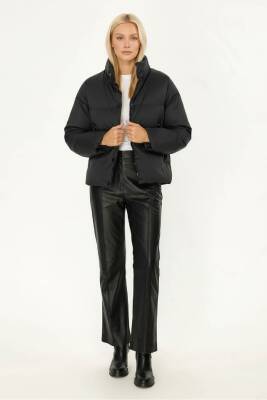 D1fference İçi Astarlı Cepli  Jel Elyaflı Su ve Rügar Geçirmez Kadın Kışlık Mont - 16