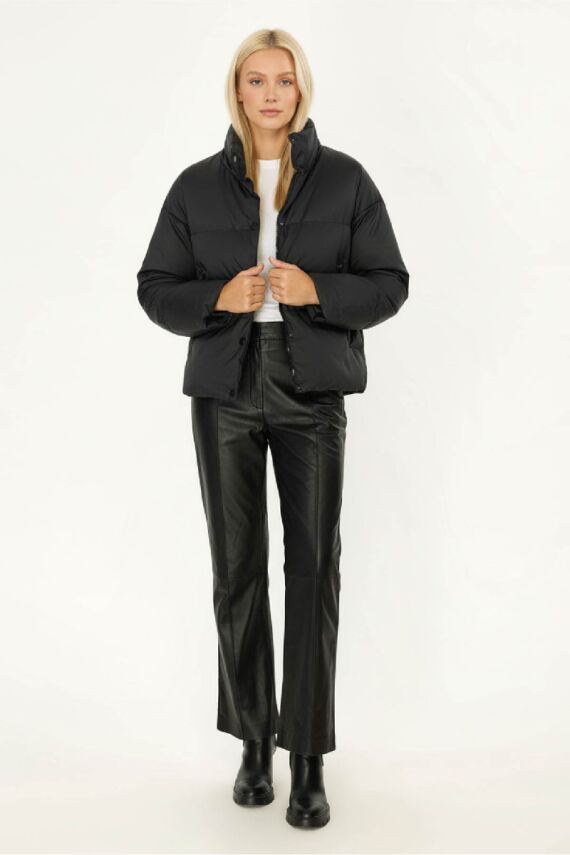 D1fference İçi Astarlı Cepli  Jel Elyaflı Su ve Rügar Geçirmez Kadın Kışlık Mont - 16