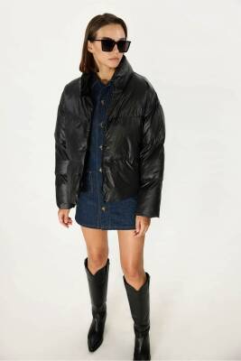 D1fference İçi Astarlı Cepli  Jel Elyaflı Su ve Rügar Geçirmez Kadın Kışlık Mont - 22