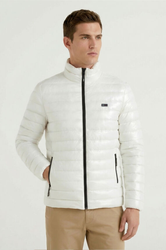 D1fference İçi Astarlı Cepli  Jel Elyaflı Su ve Rügar Geçirmez Erkek Kışlık Mont - 11