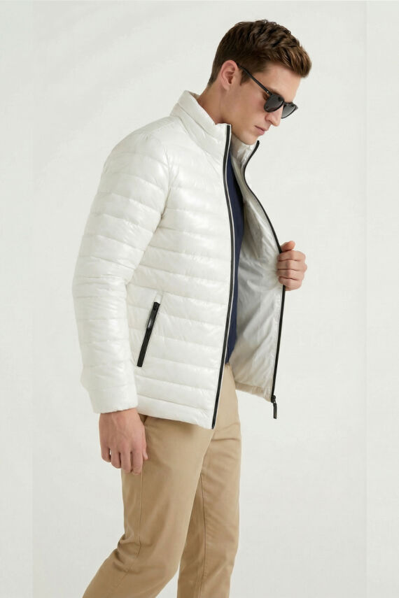 D1fference İçi Astarlı Cepli  Jel Elyaflı Su ve Rügar Geçirmez Erkek Kışlık Mont - 13