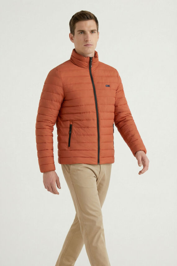 D1fference İçi Astarlı Cepli  Jel Elyaflı Su ve Rügar Geçirmez Erkek Kışlık Mont - 17