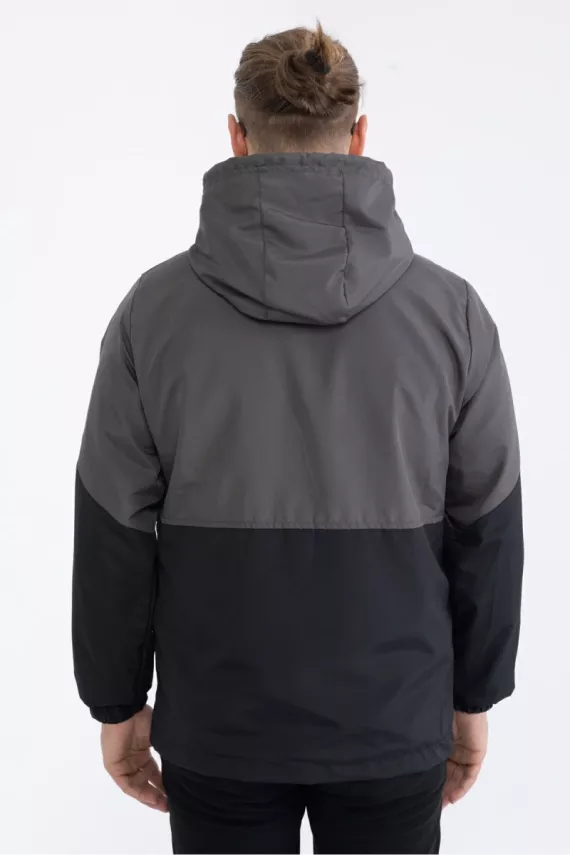 D1fference İçi Astarlı Cepli Kapüşonlu Jel Elyaflı Su ve Rügar Geçirmez Erkek Kışlık Mont - 9