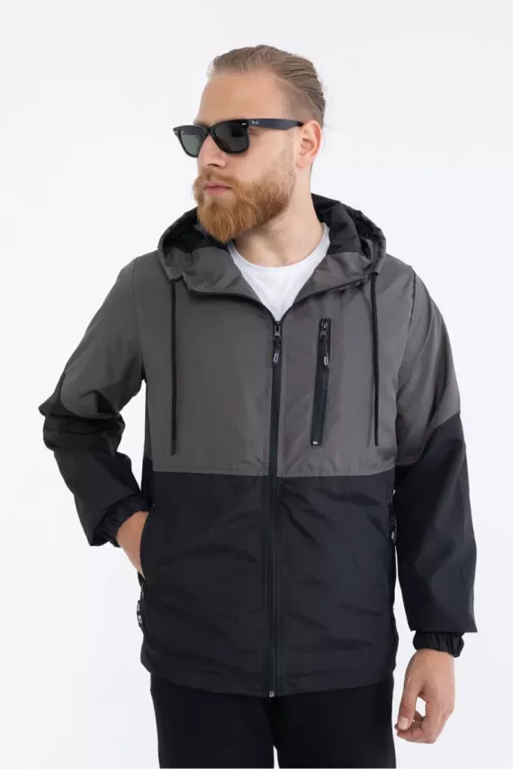 D1fference İçi Astarlı Cepli Kapüşonlu Jel Elyaflı Su ve Rügar Geçirmez Erkek Kışlık Mont - 8