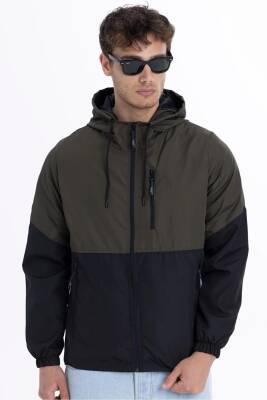 D1fference İçi Astarlı Cepli Kapüşonlu Jel Elyaflı Su ve Rügar Geçirmez Erkek Kışlık Mont - 2
