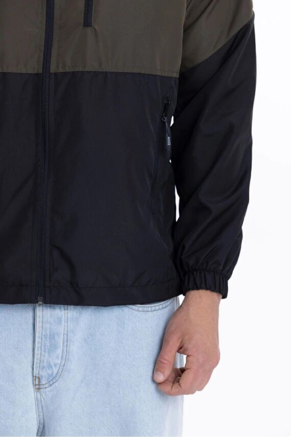 D1fference İçi Astarlı Cepli Kapüşonlu Jel Elyaflı Su ve Rügar Geçirmez Erkek Kışlık Mont - 4