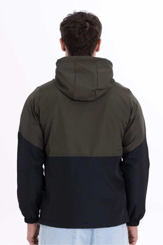 D1fference İçi Astarlı Cepli Kapüşonlu Jel Elyaflı Su ve Rügar Geçirmez Erkek Kışlık Mont - 6