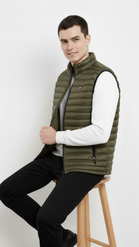 D1fference İçi Astarlı Cepli  Jel Elyaflı Su ve Rügar Geçirmez Erkek Şişme Yelek - 10