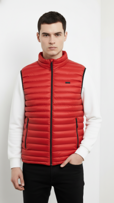 D1fference İçi Astarlı Cepli  Jel Elyaflı Su ve Rügar Geçirmez Erkek Şişme Yelek - 15