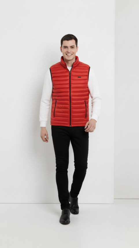 D1fference İçi Astarlı Cepli  Jel Elyaflı Su ve Rügar Geçirmez Erkek Şişme Yelek - 17