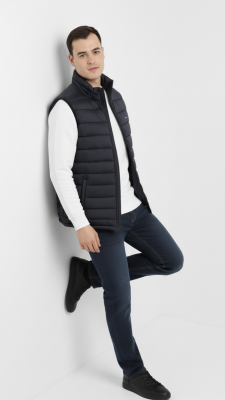 D1fference İçi Astarlı Cepli  Jel Elyaflı Su ve Rügar Geçirmez Erkek Şişme Yelek - 23