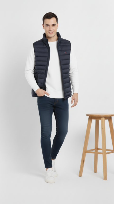 D1fference İçi Astarlı Cepli  Jel Elyaflı Su ve Rügar Geçirmez Erkek Şişme Yelek - 25