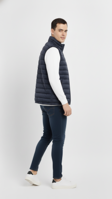 D1fference İçi Astarlı Cepli  Jel Elyaflı Su ve Rügar Geçirmez Erkek Şişme Yelek - 26