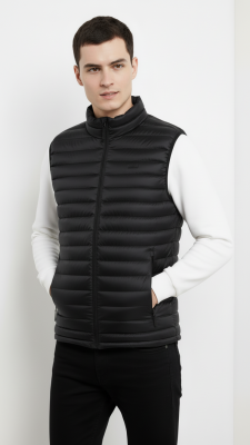 D1fference İçi Astarlı Cepli  Jel Elyaflı Su ve Rügar Geçirmez Erkek Şişme Yelek - 44