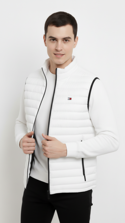 D1fference İçi Astarlı Cepli  Jel Elyaflı Su ve Rügar Geçirmez Erkek Şişme Yelek - 50