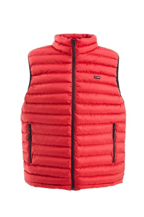 İçi Astarlı Su ve Rüzgar Geçirmez Cepli Erkek Yelek - 1