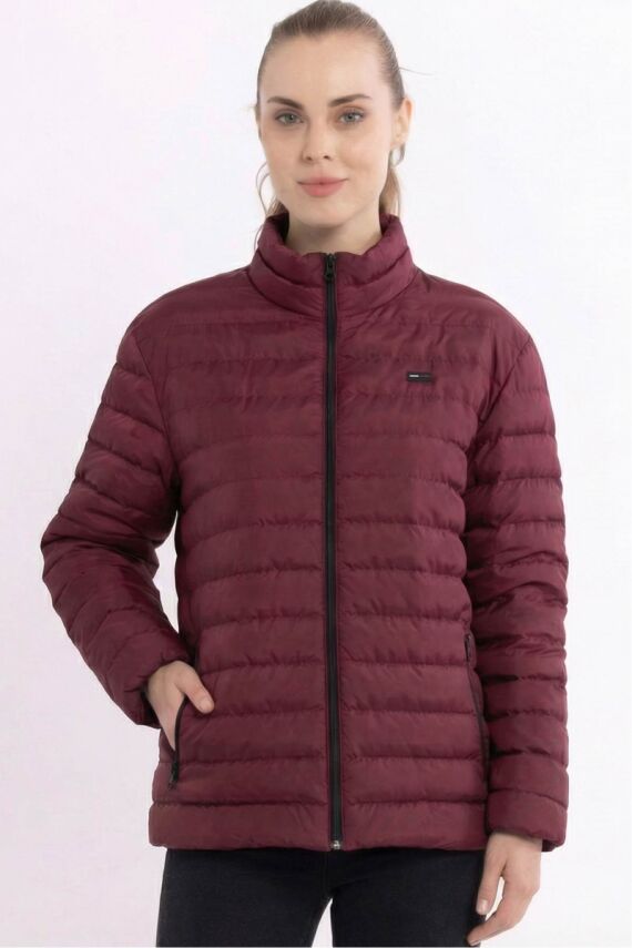 D1fference İçi Astarlı Cepli  Jel Elyaflı Su ve Rügar Geçirmez Kadın Kışlık Mont - 8