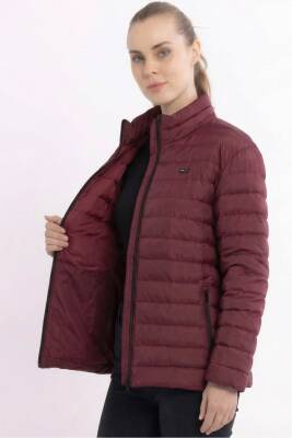 D1fference İçi Astarlı Cepli  Jel Elyaflı Su ve Rügar Geçirmez Kadın Kışlık Mont - 9