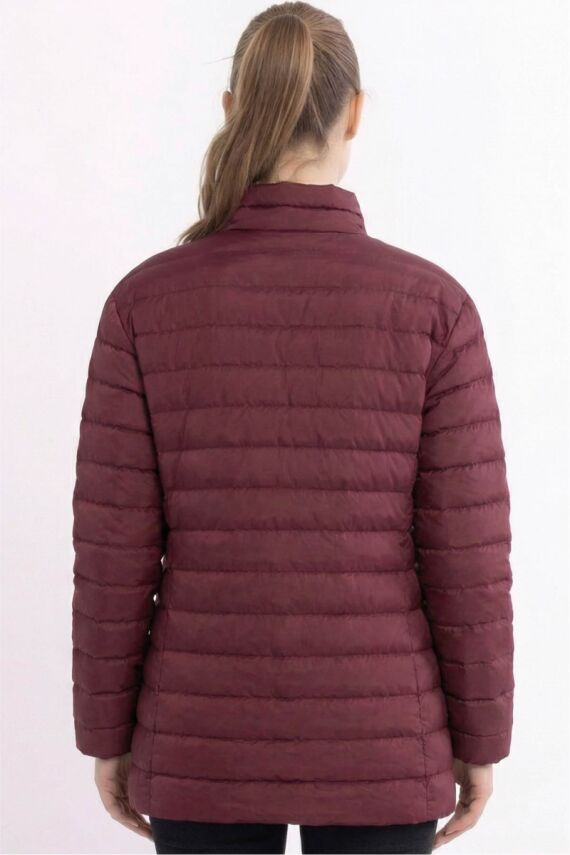 D1fference İçi Astarlı Cepli  Jel Elyaflı Su ve Rügar Geçirmez Kadın Kışlık Mont - 11