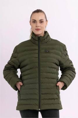 D1fference İçi Astarlı Cepli  Jel Elyaflı Su ve Rügar Geçirmez Kadın Kışlık Mont - 13