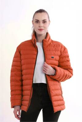 D1fference İçi Astarlı Cepli  Jel Elyaflı Su ve Rügar Geçirmez Kadın Kışlık Mont - 19