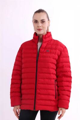 D1fference İçi Astarlı Cepli  Jel Elyaflı Su ve Rügar Geçirmez Kadın Kışlık Mont - 25