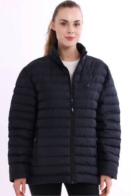 D1fference İçi Astarlı Cepli  Jel Elyaflı Su ve Rügar Geçirmez Kadın Kışlık Mont - 31