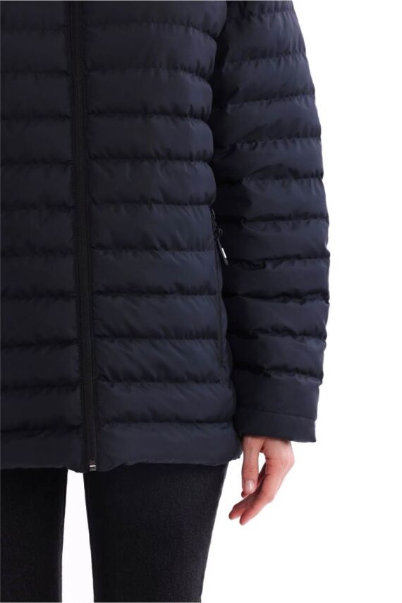 D1fference İçi Astarlı Cepli  Jel Elyaflı Su ve Rügar Geçirmez Kadın Kışlık Mont - 33