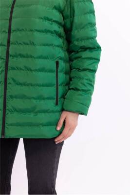 D1fference İçi Astarlı Cepli  Jel Elyaflı Su ve Rügar Geçirmez Kadın Kışlık Mont - 62