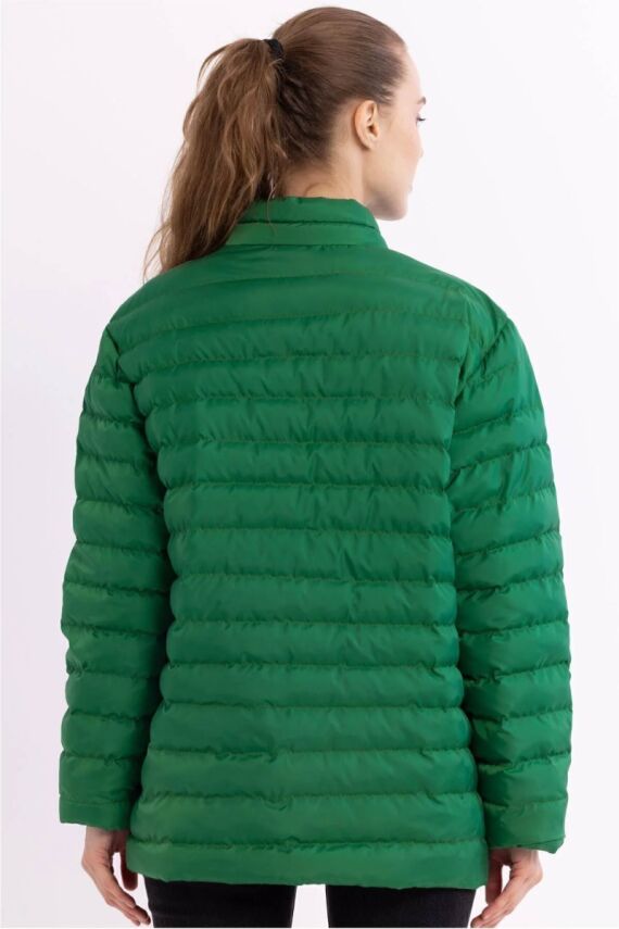 D1fference İçi Astarlı Cepli  Jel Elyaflı Su ve Rügar Geçirmez Kadın Kışlık Mont - 63