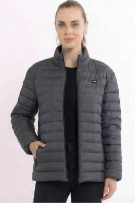 D1fference İçi Astarlı Cepli  Jel Elyaflı Su ve Rügar Geçirmez Kadın Kışlık Mont - 74