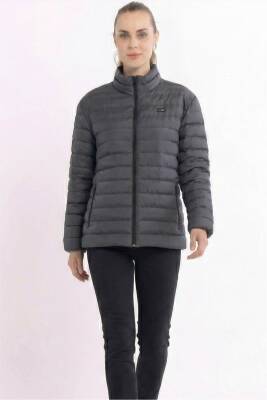 D1fference İçi Astarlı Cepli  Jel Elyaflı Su ve Rügar Geçirmez Kadın Kışlık Mont - 73