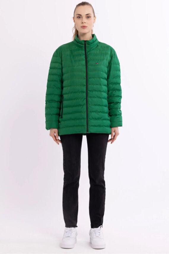 D1fference İçi Astarlı Cepli  Jel Elyaflı Su ve Rügar Geçirmez Kadın Kışlık Mont - 61