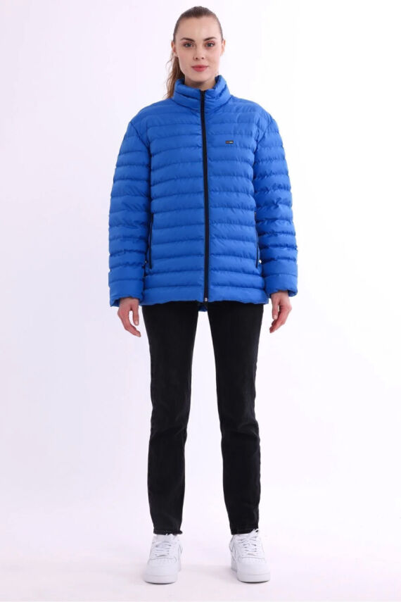 D1fference İçi Astarlı Cepli  Jel Elyaflı Su ve Rügar Geçirmez Kadın Kışlık Mont - 45