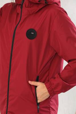 İçi Astarlı Su ve Rüzgar Geçirmez Cepli Kadın Yağmurluk - 17