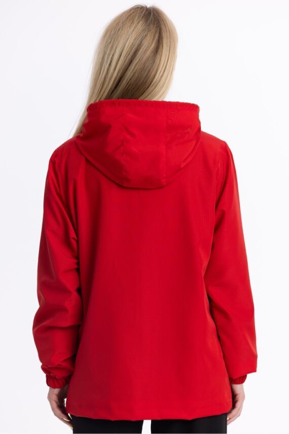 İçi Astarlı Su ve Rüzgar Geçirmez Cepli Kadın Yağmurluk - 33