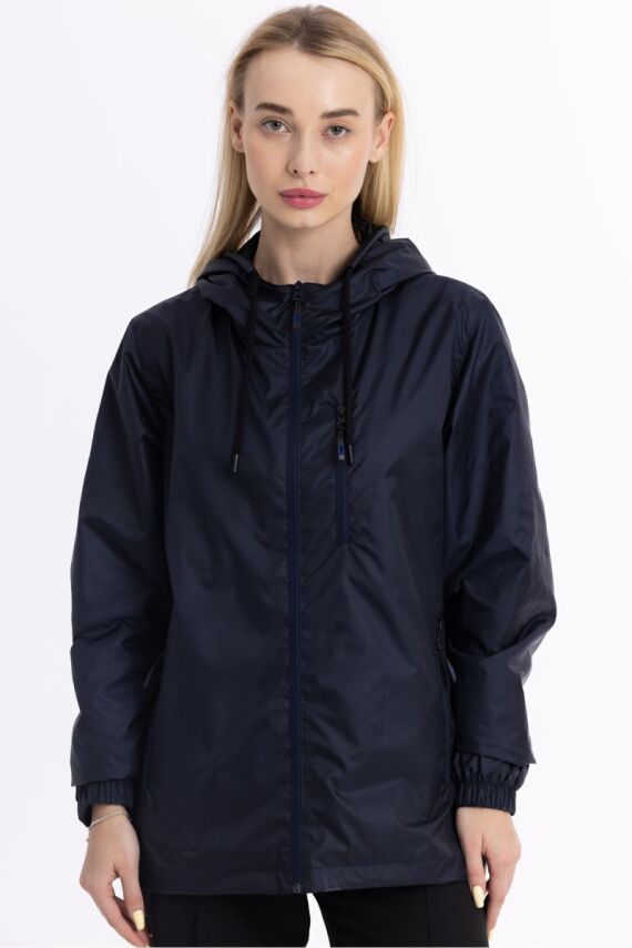 İçi Astarlı Su ve Rüzgar Geçirmez Cepli Kadın Yağmurluk - 34