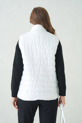 İçi Astarlı Su ve Rüzgar Geçirmez Cepli Kadın Yelek - 42