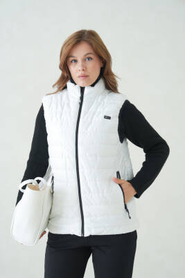 İçi Astarlı Su ve Rüzgar Geçirmez Cepli Kadın Yelek - 38