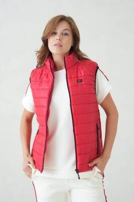 D1fference İçi Astarlı Cepli  Jel Elyaflı Su ve Rügar Geçirmez Kadın Şişme Yelek - 22