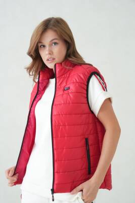 D1fference İçi Astarlı Cepli  Jel Elyaflı Su ve Rügar Geçirmez Kadın Şişme Yelek - 23