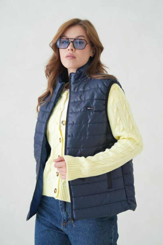 D1fference İçi Astarlı Cepli  Jel Elyaflı Su ve Rügar Geçirmez Kadın Şişme Yelek - 29