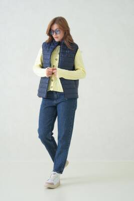 D1fference İçi Astarlı Cepli  Jel Elyaflı Su ve Rügar Geçirmez Kadın Şişme Yelek - 31