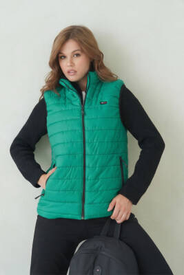 D1fference İçi Astarlı Cepli  Jel Elyaflı Su ve Rügar Geçirmez Kadın Şişme Yelek - 53