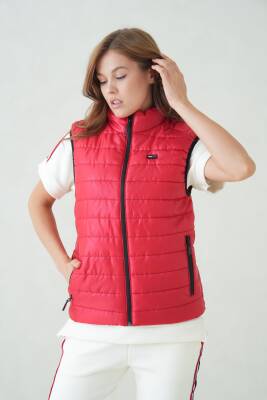 İçi Astarlı Su ve Rüzgar Geçirmez Cepli Kadın Yelek - 16