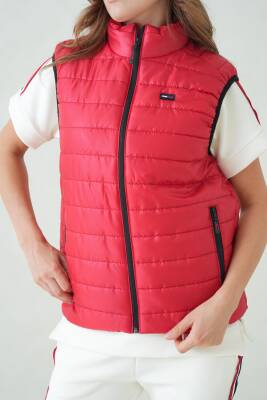 İçi Astarlı Su ve Rüzgar Geçirmez Cepli Kadın Yelek - 17