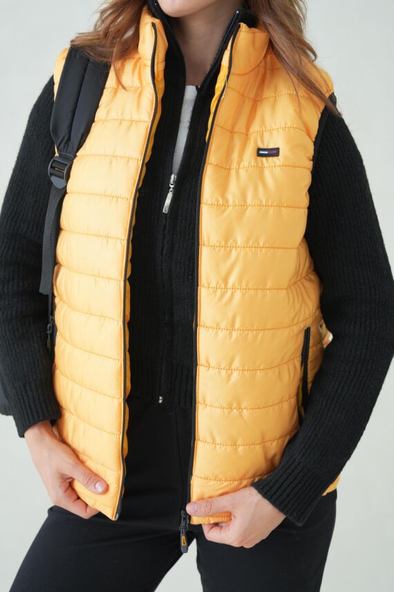 İçi Astarlı Su ve Rüzgar Geçirmez Cepli Kadın Yelek - 28